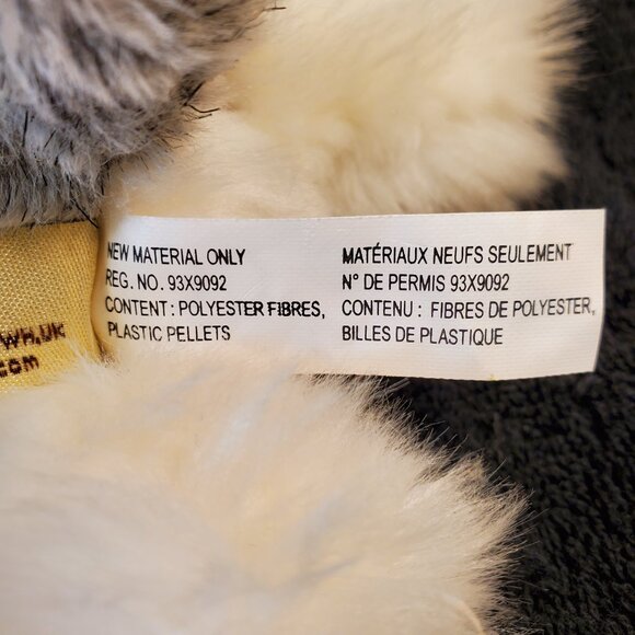 "Miyoni" Miniature Schnauzer Plush Toy by Aurora. 9 in - Picture 12 of 13